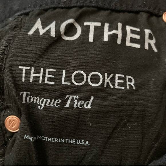 Mother The Looker Black Jeans in Tongue Tied Size 25x29 - Picture 6 of 10